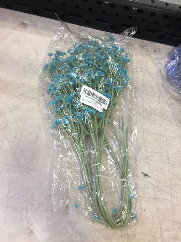 Photo 1 of 10PCS BABY BLUE GARDEN FLOWERS 