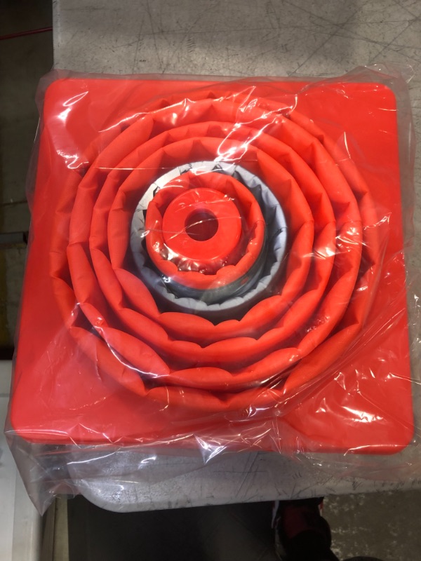 Photo 1 of RoadHero 28 Inch [2 Pack] Collapsible Traffic Safety Cones, Multi Purpose Pop-up Cones with Reflective Collar for Road Safety, Orange Cones with LED Light for Driving Training, Parking Lots