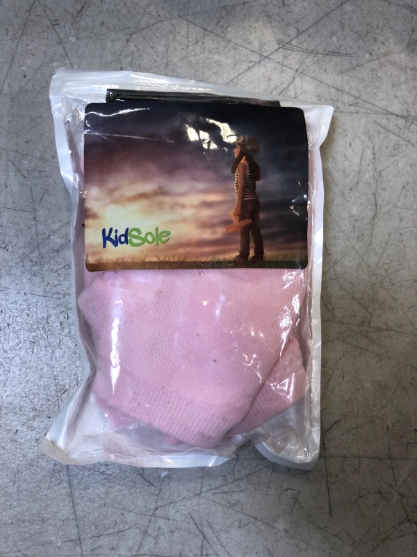 Photo 2 of KidSole RX Gel Sports Sock for Kids with Heel Sensitivity from Severs Disease, Plantar Fasciitis (Toddler 11-2, Pink) Toddler 11-2 Pink