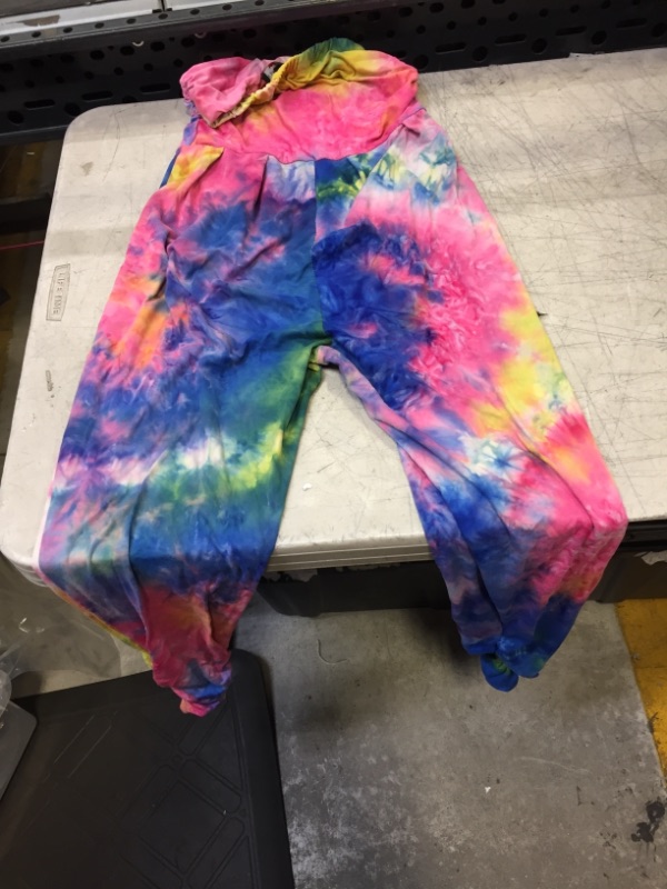 Photo 2 of ALOVEY Women's Tie Dye Print Yoga Harem Pants High Waist Joggers Workout Trousers
