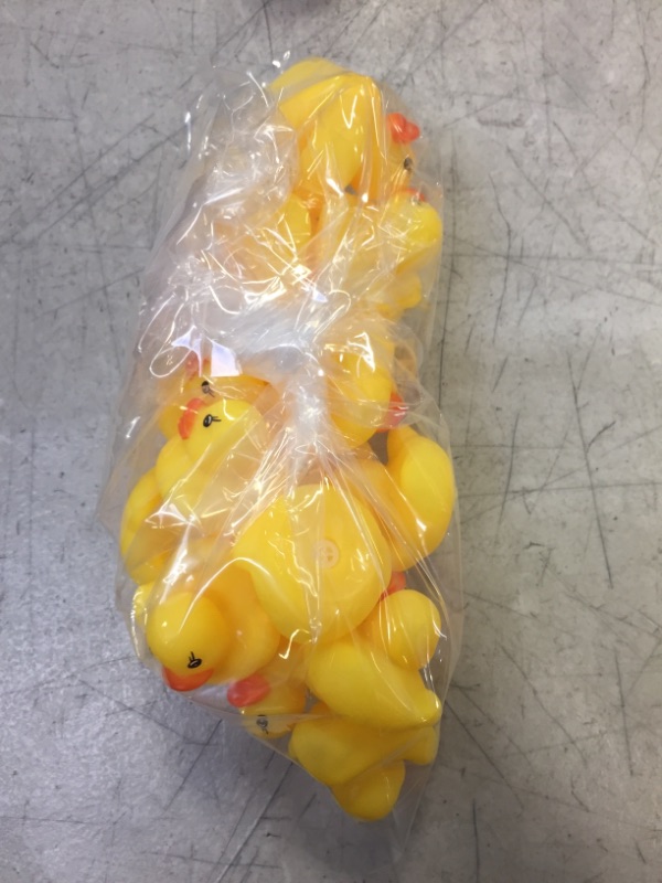 Photo 2 of AHUA Bath Duck Toys 20 PCS Mini Rubber Ducks Squeak and Float Ducks Baby Shower Toy for Toddlers Boys Girls over 3 Months(1.8'')
