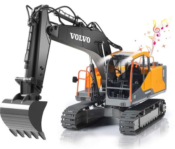 Photo 1 of DOUBLE E Volvo RC Excavator 17 Channel 3 in 1 Construction Toys,