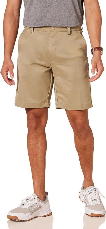 Photo 1 of Amazon Essentials Men's Classic-Fit Stretch Golf Short SIZE 32 