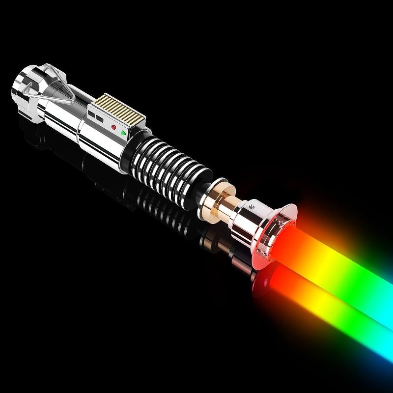 Photo 1 of Xenopixel Lightsaber, Motion Control Heavy-Duty Dueling Light Sabers | Smooth Swing Aluminum Hilt FX Sabers with APP, 34 Sound Fonts, Infinite Color Changing, 7 Light Effects, USB-C Recharge, Luke V3
OPEN BOX ITEM 