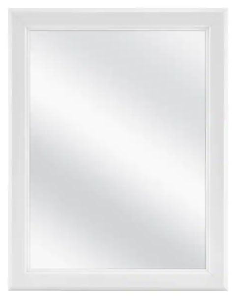 Photo 1 of 15-1/8 in. W x 19-1/4 in. H Framed Recessed or Surface-Mount Bathroom Medicine Cabinet in White
