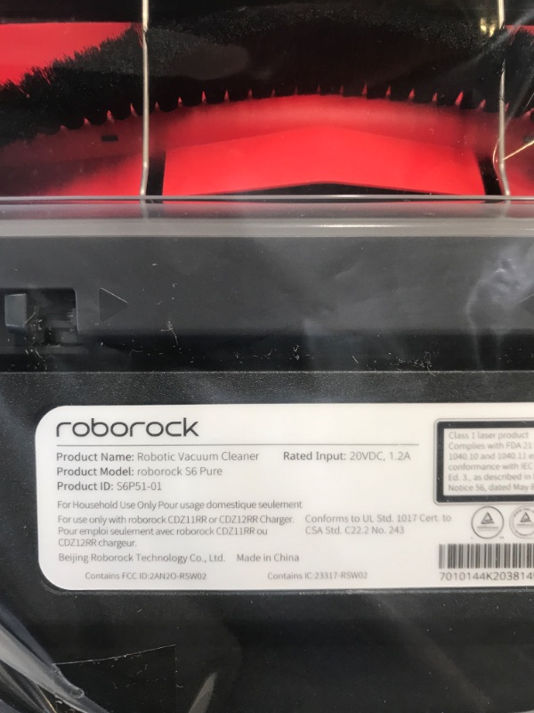 Photo 6 of roborock S6 Pure Robot Vacuum and Mop, Multi-Floor Mapping, Lidar Navigation, No-go Zones, Selective Room Cleaning, Super Strong Suction Robotic Vacuum Cleaner, Wi-Fi Connected, Alexa Voice Control
