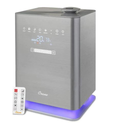 Photo 1 of 1.2 Gal. Warm & Cool Mist Top Fill Humidifier with Remote for Medium to Large Rooms up to 500 sq. ft
OPEN BOX ITEM 