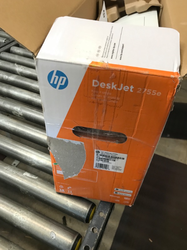 Photo 3 of HP DeskJet 2755e Wireless Color All-in-One Printer 
NO FREE INK 