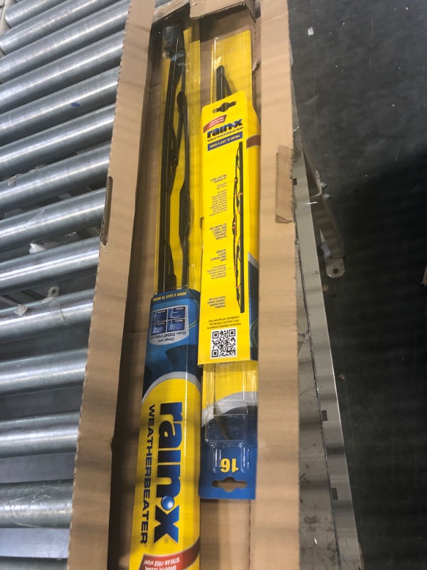 Photo 1 of Rain-X 820147 WeatherBeater Wiper Blades, 26" and 16" Windshield Wipers (Pack Of 2), Automotive Replacement Windshield Wiper Blades That Meet Or Exceed OEM Quality And Durability Standards 26" and 16" Combo