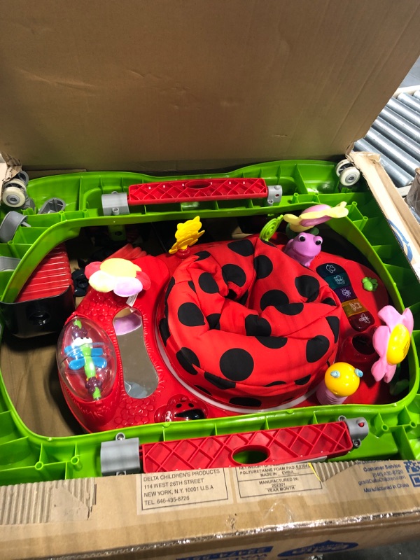 Photo 1 of Delta Children Lil Play Station 4-in-1 Activity Walker - Sadie The Ladybug