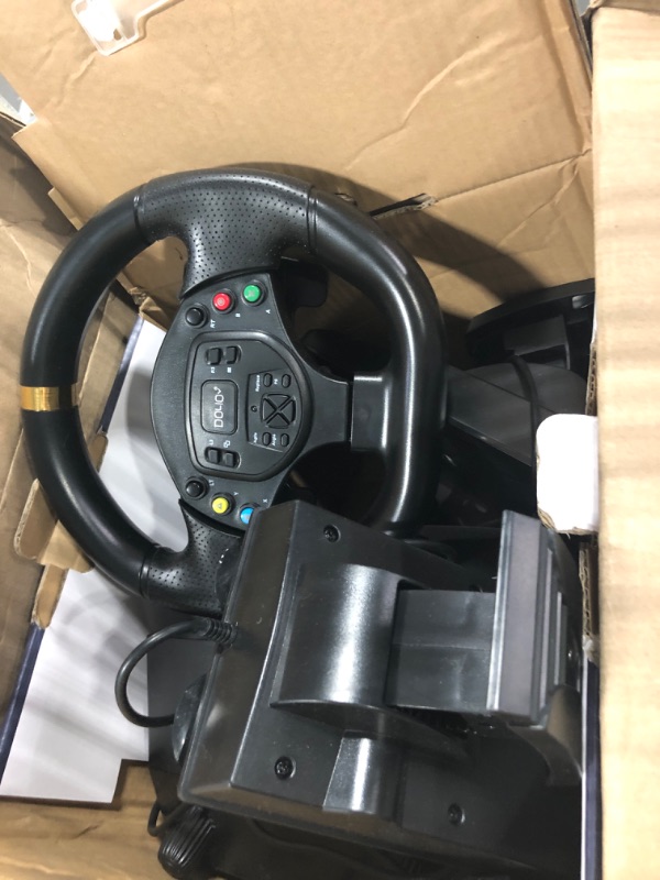 Photo 3 of DOYO 1080° Gaming Racing Wheel with Pedals and Shifter, Steering Wheel for PC, Xbox One, Xbox Series 360, PS4, PS3 and Nintendo Switch