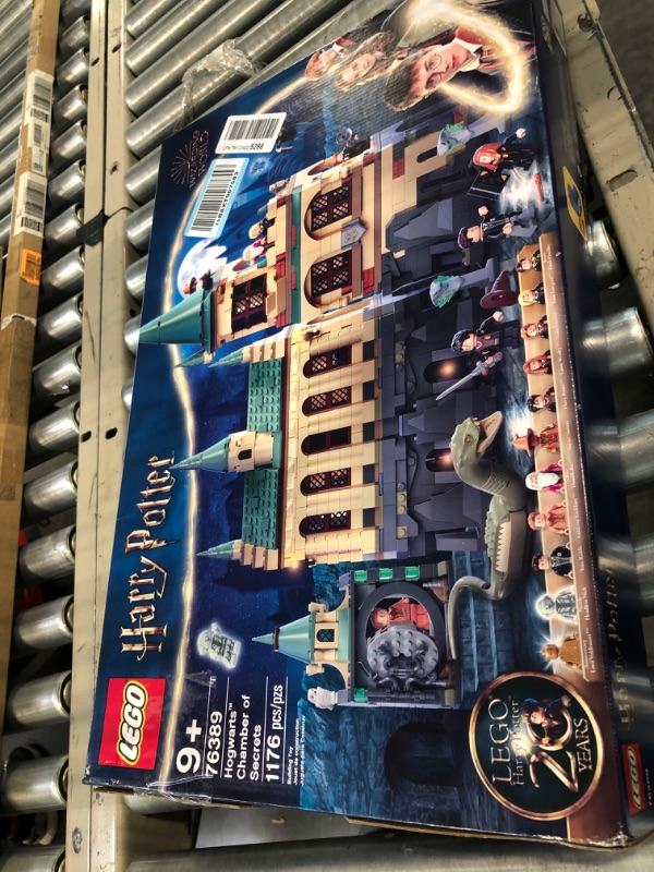 Photo 2 of LEGO Harry Potter Hogwarts Chamber of Secrets 76389 Castle Toy with The Great Hall, 20th Anniversary Model Set with Collectible Golden Voldemort Minifigure and Glow-in-The-Dark Nearly Headless Nick Frustration-Free Packaging