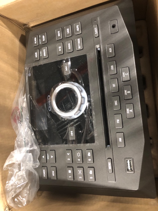 Photo 1 of Jensen AMFMDVDCDUSBAUXApp Ready Bluetooth Wallmount Stereo w/ App Control, 3-Speaker Zones / 8 Speaker Output 8X 6