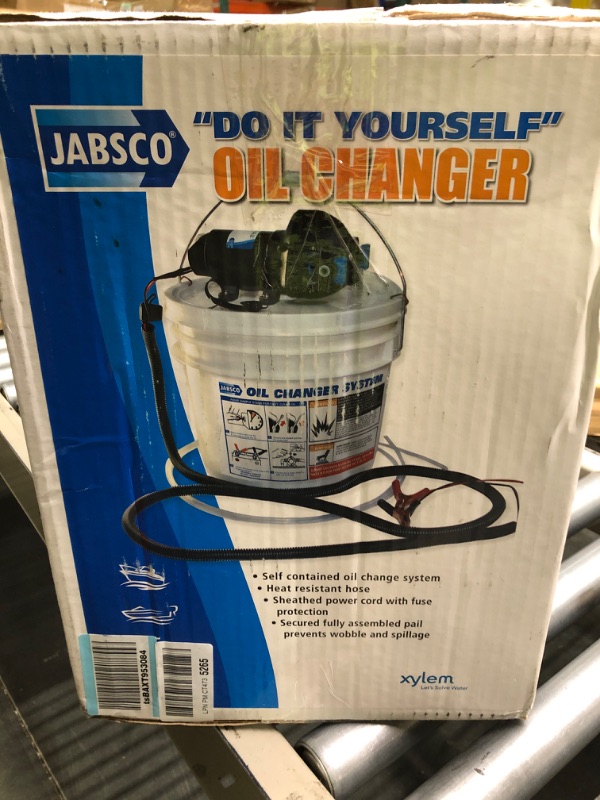 Photo 2 of Jabsco DIY Oil Change System w/Pump & 3.5 Gallon Bucket