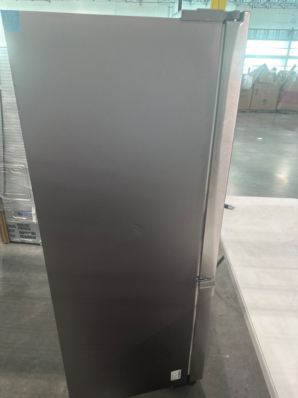 Photo 7 of SAMSUNG RF18A5101SR 18 Cu. Ft. Smart Counter Depth 3-Door French Door Refrigerator - Stainless Steel