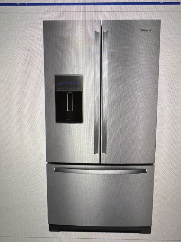 Photo 1 of Whirlpool® 26.8 Cu. Ft. Fingerprint Resistant Stainless Steel French Door Refrigerator
