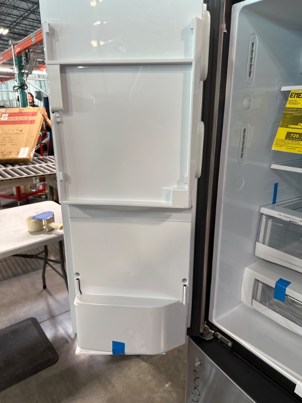 Photo 4 of GE 22.2-cu ft Counter-depth French Door Refrigerator with Ice Maker (Fingerprint-resistant Stainless Steel) ENERGY STAR
