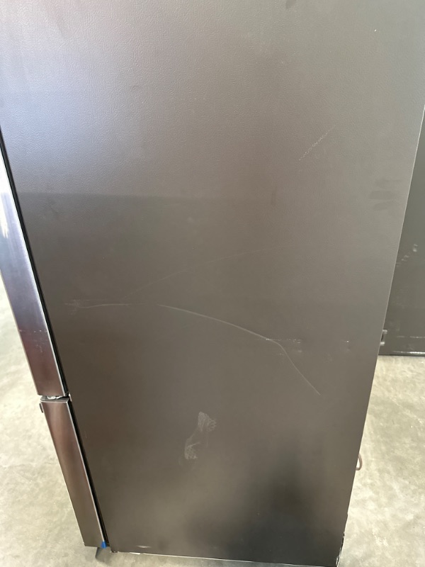 Photo 12 of GE - 18.6 Cu. Ft. French Door Counter-Depth Refrigerator - Stainless Steel
