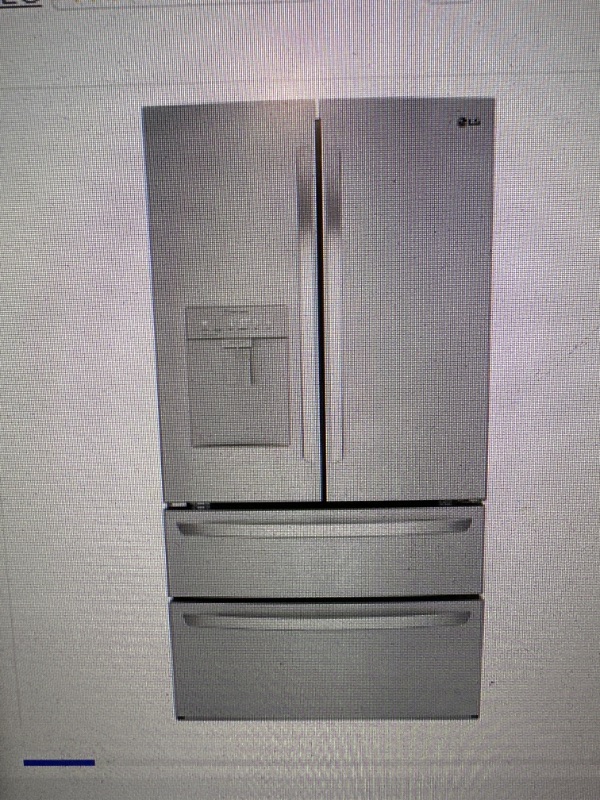 Photo 1 of LG External Water DIspenser 28.6-cu ft 4-Door French Door Refrigerator with Ice Maker (Stainless Steel) ENERGY STAR
