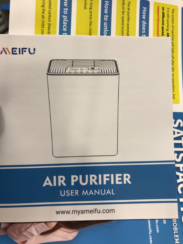 Photo 3 of Air Purifiers for Home Large Room up to 1640ft², AMEIFU Hepa Air Purifiers, H13 True HEPA Air Filter for Pets Hair, Dander, Smoke, Pollen, Smell, 3 Fan Speeds, 5 Timer, Sleep Mode 15DB Air Cleaner air purifiers with filter