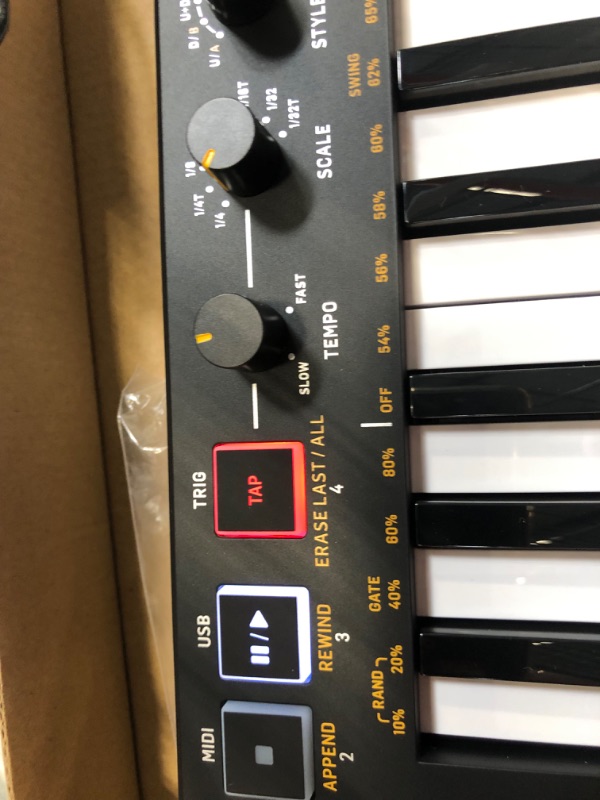 Photo 3 of Behringer SWING 32-Key USB MIDI Controller Keyboard with 64-Step Polyphonic Sequencing, Chord and Arpeggiator Modes