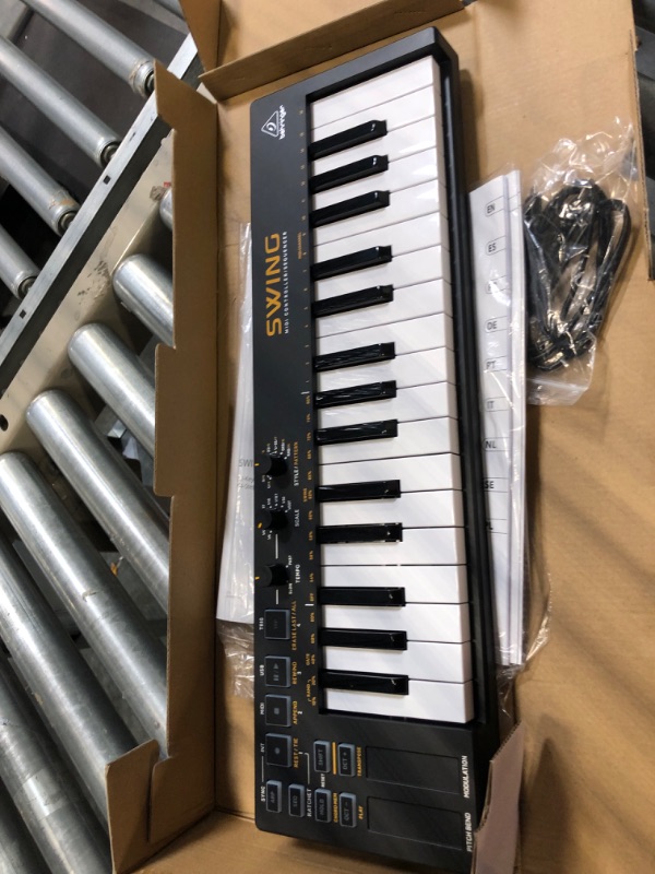 Photo 4 of Behringer SWING 32-Key USB MIDI Controller Keyboard with 64-Step Polyphonic Sequencing, Chord and Arpeggiator Modes