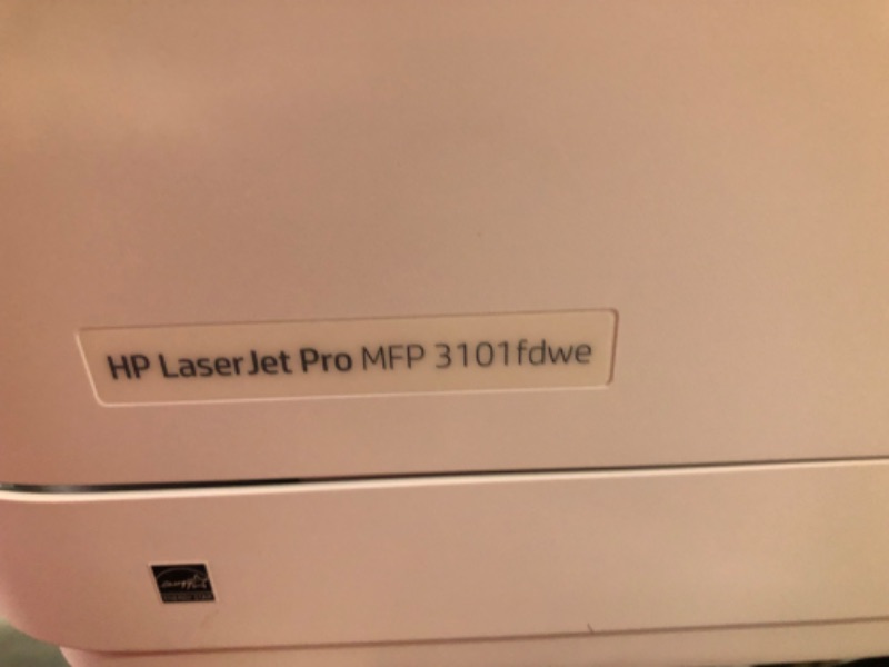 Photo 6 of HP LaserJet Pro MFP 3101fdwe Wireless Black & White Monochrome Printer with HP+ Smart Office Features and Fax