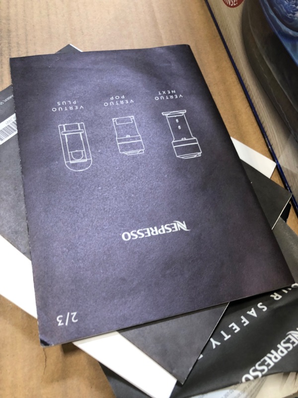 Photo 1 of Nespresso Vertuo Plus Coffee and Espresso Machine by De'Longhi with Aeroccino, Ink Black with Nespresso Capsules VertuoLine, Medium and Dark Roast Coffee Machine + Capsules VertuoLine Ink Black