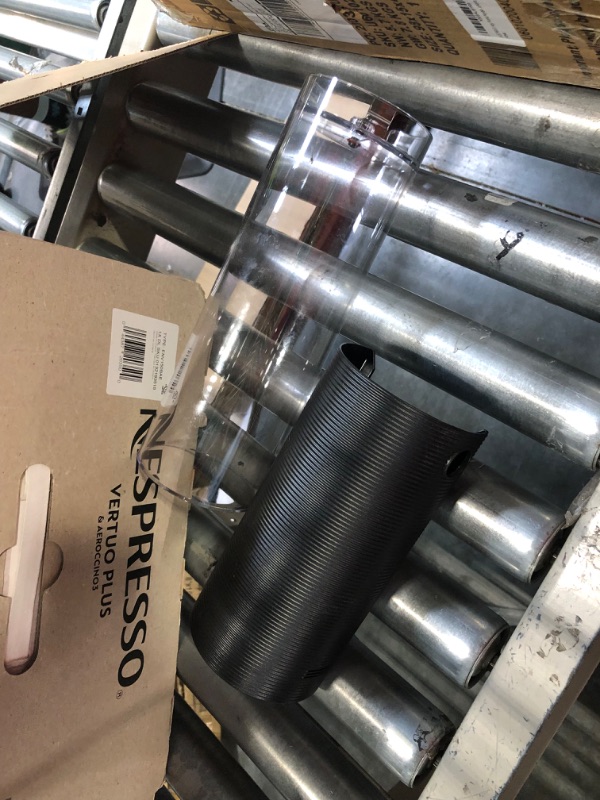 Photo 1 of Nespresso Vertuo Plus Coffee and Espresso Machine by De'Longhi with Aeroccino, Ink Black with Nespresso Capsules VertuoLine, Medium and Dark Roast Coffee Machine + Capsules VertuoLine Ink Black