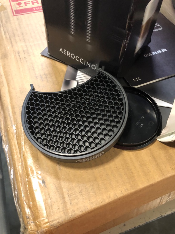 Photo 1 of Nespresso Vertuo Plus Coffee and Espresso Machine by De'Longhi with Aeroccino, Ink Black with Nespresso Capsules VertuoLine, Medium and Dark Roast Coffee Machine + Capsules VertuoLine Ink Black