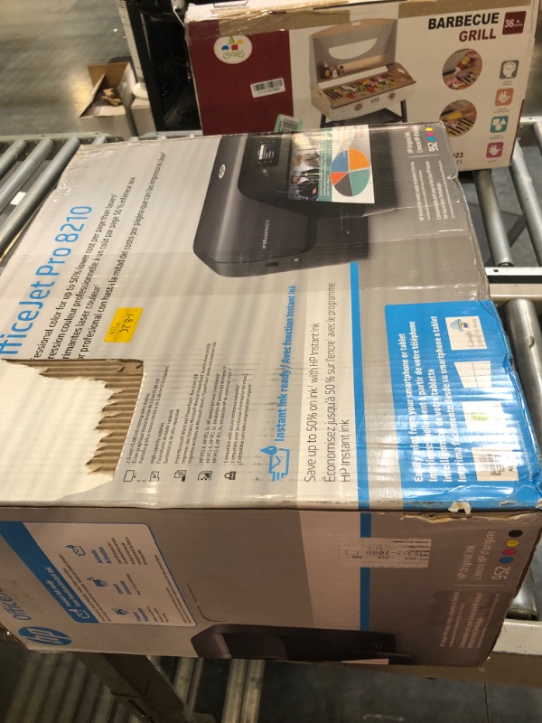 Photo 2 of HP OfficeJet Pro 8210 Wireless Color Printer (D9L64A) with and Instant Ink $5 Prepaid Code Printer + Instant Ink