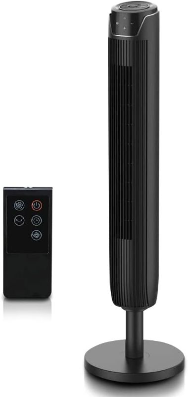 Photo 1 of Senville SENTF-19JRA 42" Oscillating Tower Fan 3 Speed Remote Control Timer Adjustable Height
]
*no remote, just fan and base. power works