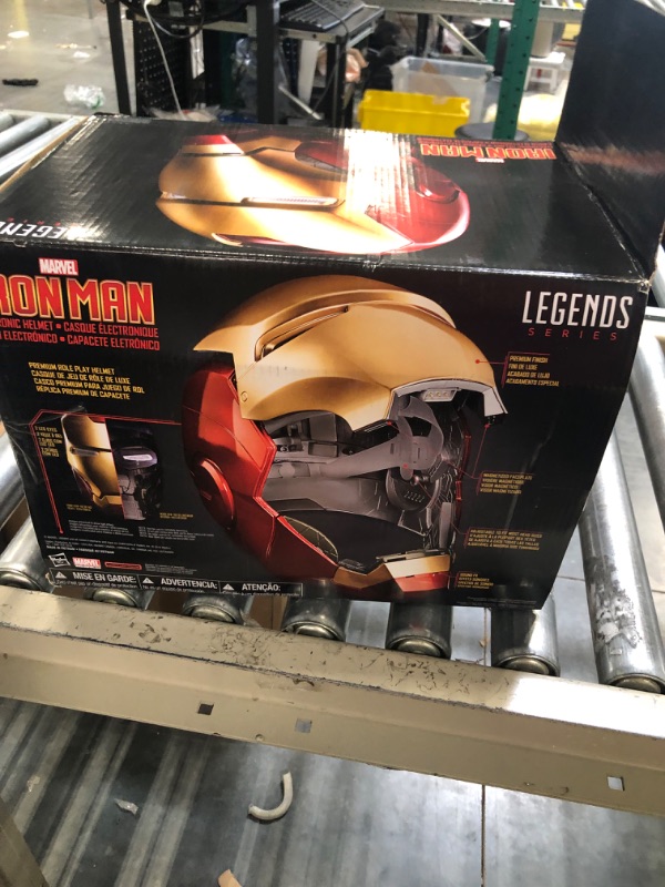Photo 1 of Avengers Marvel Legends Iron Man Electronic Helmet - Multicolor Characters***APPEAR VERY GENTLY USED**