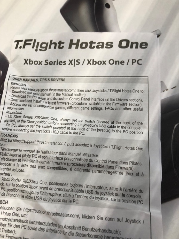 Photo 7 of Thrustmaster T-Flight Hotas One (XBOX Series X/S & XOne and Windows)