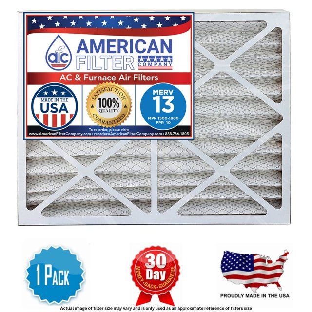 Photo 1 of American Filter 16x24x4 Furnace / AC / Air filters MERV 13 (MPR 1900 - FPR 10) Type 
1 filter.
