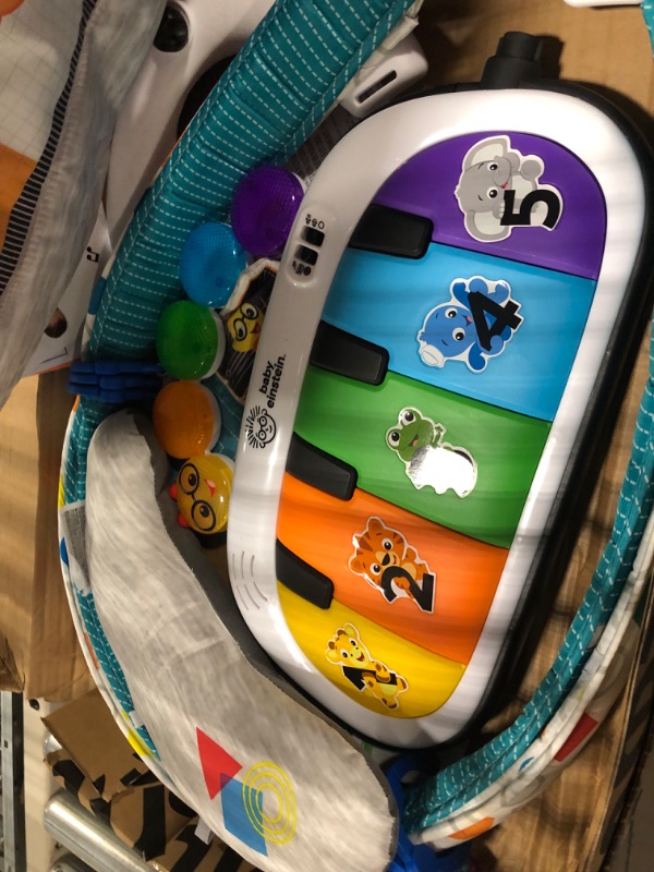 Photo 5 of Baby Einstein 4-in-1 Kickin' Tunes Music and Language Play Gym and Piano Tummy Time Activity Mat