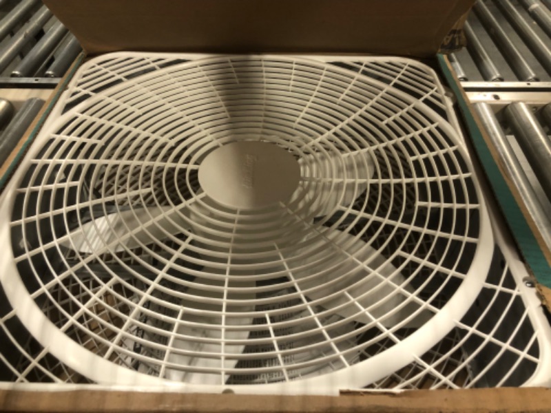 Photo 3 of Air King 9723 20-Inch 3-Speed Box Fan , White