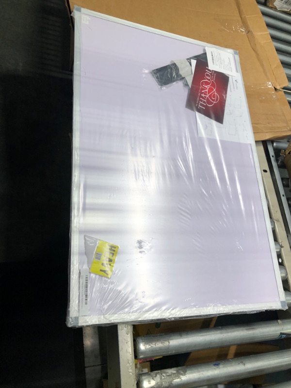 Photo 3 of VIZ-PRO Dry Erase Board/Whiteboard, 36 X 24 Inches, Wall Mounted Board for School Office and Home