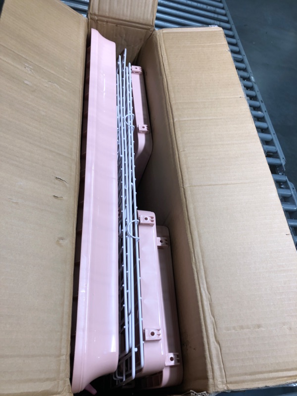 Photo 1 of 4-Tier Wire Cat Cage Playpen Kennel, Cat Catios Large Space 30 x 20 x 52.5 Inches for 1-3 Cats, Pink Cat Crate with 3 Platforms 3 Front Doors 2 Ramp Ladders Medium - 52.4"H x 30"L x 20"W
