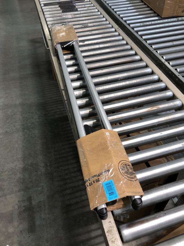 Photo 6 of StayThere Roof Rack Crossbars, 54'' Aero Aluminum Roof Rack Cross Bars Raised Side Rail Gap Needed - 200 lbs Load Capacity
**See pic, minor dings on 1 rail. 
***NO KEY IN BOX TO UNLOCK