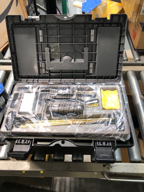 Photo 4 of Allen Company Universal Gun Cleaning Kit, 65-Pieces Set for Handgun, Rifle and Shotgun (70540) - USA Based Since 1971

*brand new, but corner is chipped. all items inside are intact 