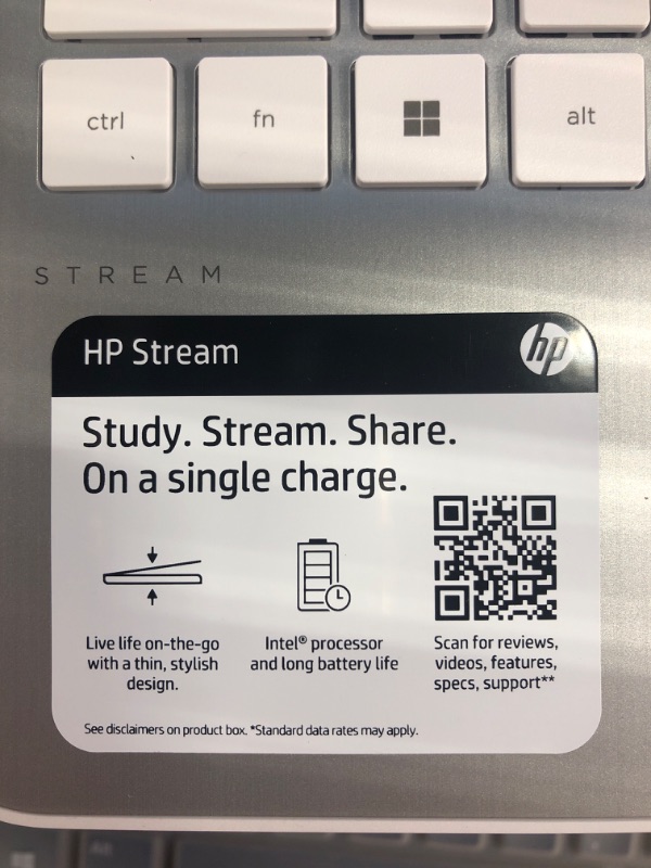 Photo 4 of HP 2023 Newest 14" HD Ultral Light Thin Laptop, Quad-Core Intel Celeron Processor, 4GB RAM, 64GB eMMC, Webcam, HDMI, Wi-Fi, Upto 11 Hours, Windows 11 S + 1 Year Office 365+HubxcelAccessory,Rose Pink 4GB RAM + 64GB SSD Rose Pink

*unable to test, no power 