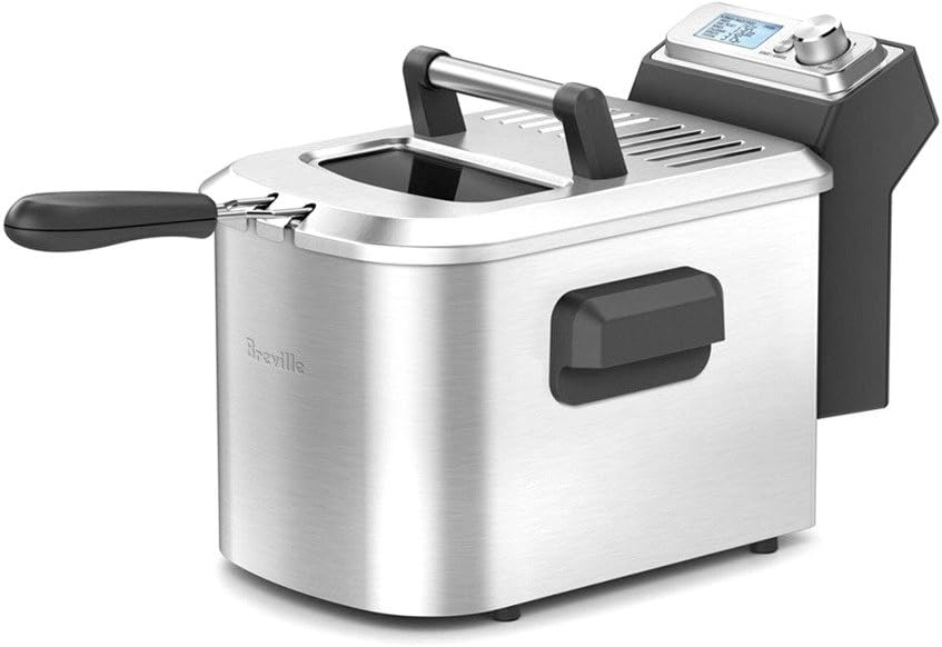 Photo 1 of Breville BDF500XL Smart Fryer, Brushed Stainless Steel 15 x 10.5 x 11 inches,Silver