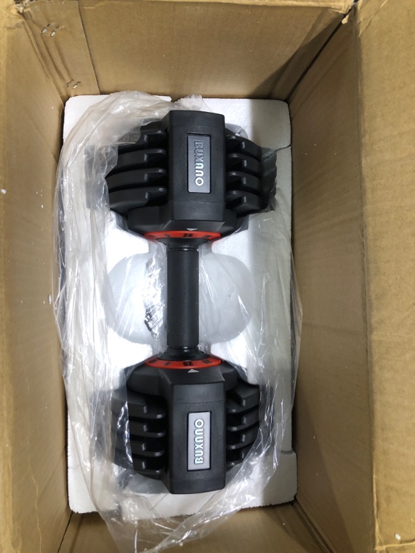 Photo 3 of  25/55 lbs Adjustable Dumbbell Set, Adjust Dumbbell Weight for Exercises Dumbbells for Men and Women in Home