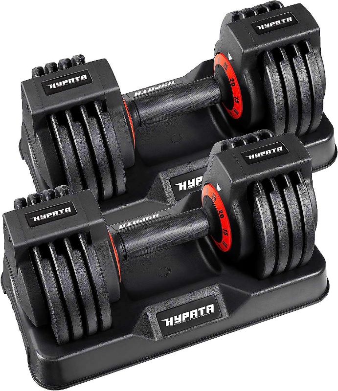Photo 1 of  25/55 lbs Adjustable Dumbbell Set, Adjust Dumbbell Weight for Exercises Dumbbells for Men and Women in Home