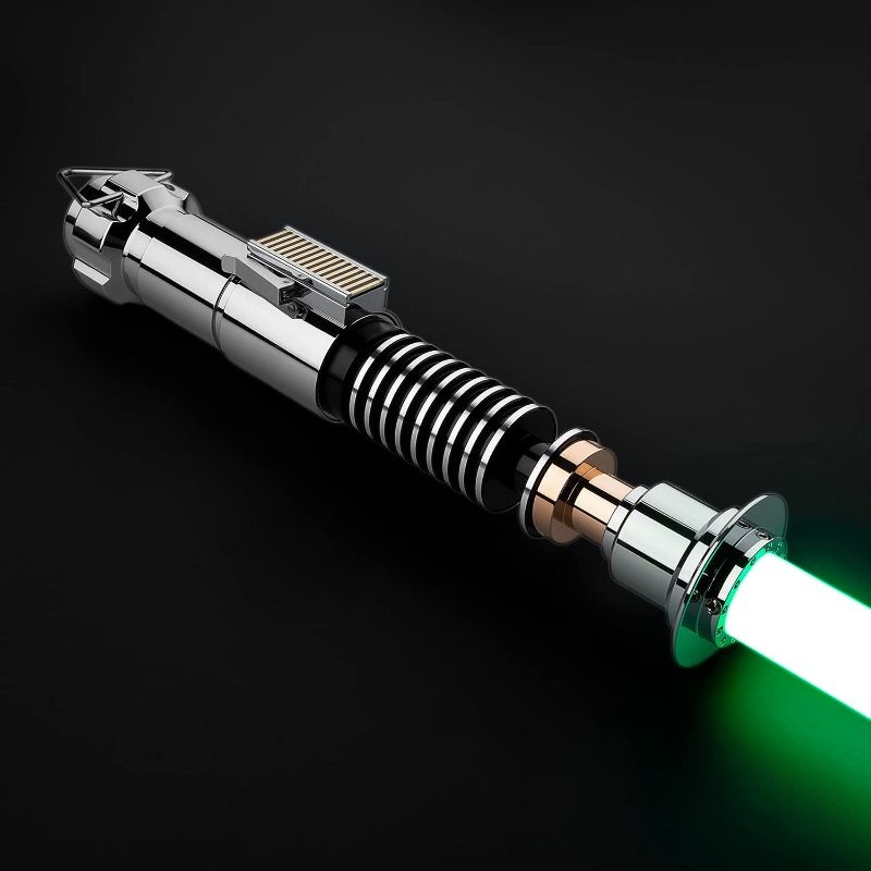 Photo 1 of ARTSABERS Pro Dueling Lightsaber | Heavy-Duty Light Saber | FX Sword Aluminum Hilt Duel Blade | Motion Swing Rechargable Toy for Adults & Kids | 11 RBG Colors 9 Custom Sounds | Chrome Luke