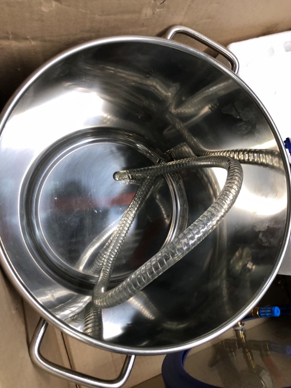 Photo 2 of 5 Gallon Tempered Glass Lid Vacuum Chamber with Pump, Degassing Chamber Kit with 3CFM 1 Stage Vacuum Pump Without Oil, Perfect for Stabilizing Wood, Degassing Silicones, Epoxies and Essential Oils