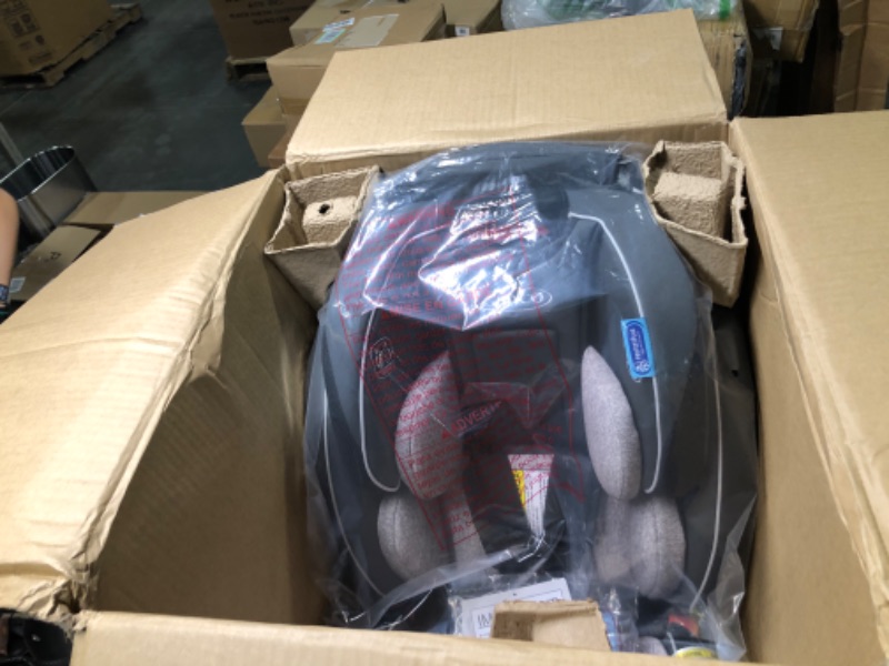 Photo 3 of Graco SlimFit 3 in 1 Car Seat -Slim & Comfy Design Saves Space in Your Back Seat, Darcie, One Size SlimFit Darcie