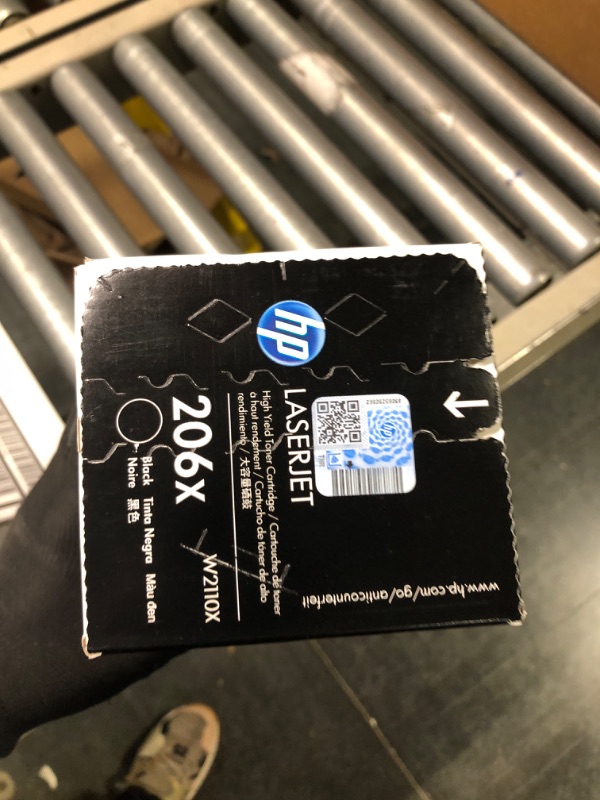 Photo 3 of Original HP 206X Black High-yield Toner Cartridge | Works with HP Color LaserJet Pro M255, HP Color LaserJet Pro MFP M282, M283 Series | W2110X