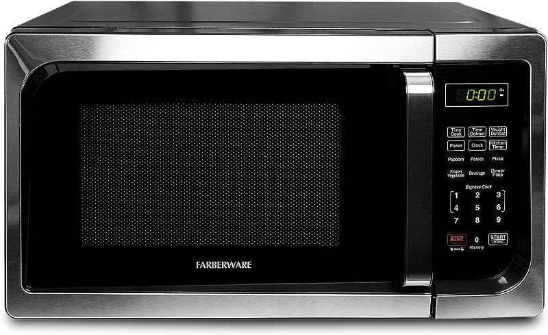 Photo 1 of 
Farberware Countertop Microwave 900 Watts, 0.9 cu ft - Microwave Oven With LED Lighting and Child Lock - Perfect for Apartments and Dorms - Easy Clean